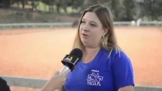 Academia e Escola de Equitação Troá é tema de reportagem na Band