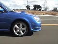 my 2007 WRX with New exhaust made by Bosal - same guys who make the SPT cat back for Subaru