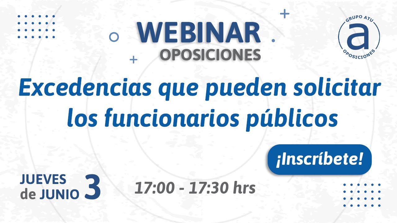 Excedencias que pueden solicitar los funcionarios públicos