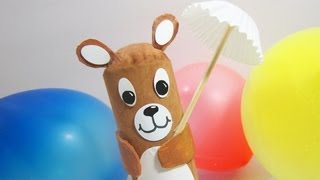 Episodio 626- Cómo hacer un osito con un tubo de cartón reciclado