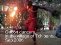 in gabon the cult of the bwiti involves taking the psychotropic drug called iboga and dancing and singing all night. here you can see three dancers performing just before dawn. the clip begins with a slow-motion sequence and ends with a man dancing with a champanzee.you can find more about gabon on my home page, http://thomasriddle.net.