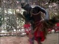 in gabon the cult of the bwiti involves taking the psychotropic drug called iboga and dancing and singing all night. here you can see three dancers performing just before dawn. the clip begins with a slow-motion sequence and ends with a man dancing with a champanzee.you can find more about gabon on my home page, http://thomasriddle.net.