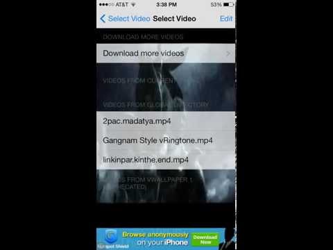 how to get more video ringtones for vwallpaper