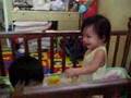 Playing in the Crib