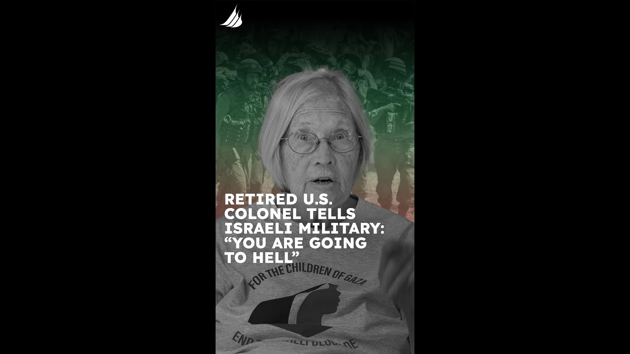 Retired U.S. Colonel Tells Israeli Military: "You Are Going To Hell"