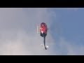 F1 driver Mark Webber does helicopter backflip!