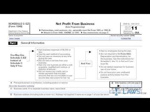 how to fill out schedule c-ez