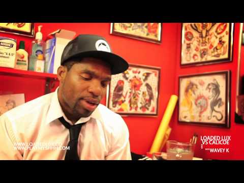 Lux - PMS radio's Wavey K took a poll of the battle & many fans wanted explanations for a bunch of those bars Lux put together. The two met at Black Ink (tattoo pa...