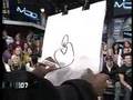 Toronto Raptor's Bosh & Graham play Pictionary