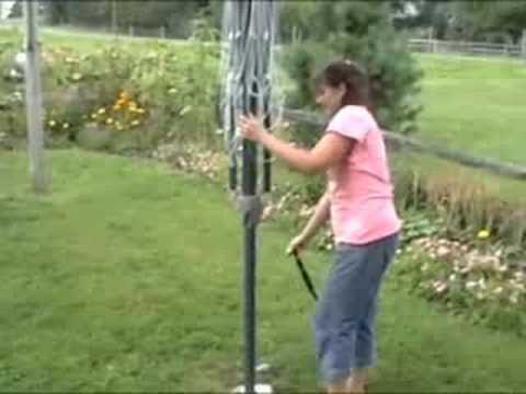 how to repair hills hoist