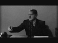 Hitler is informed that he is in a silent movie. - YouTube