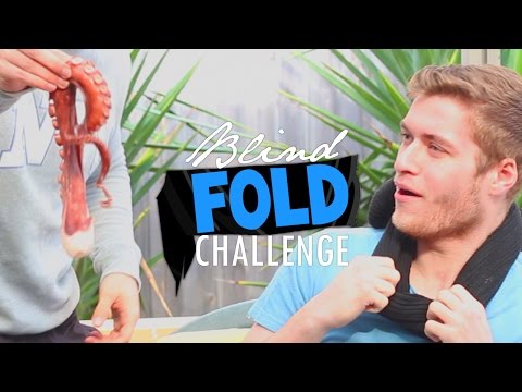 BLINDFOLD CHALLENGE (Octopus Tentacle + Chilli Sauce)