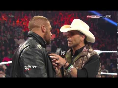 HHH HBK HEYMAN & LESNAR SEGMENT ON WWE RAW 1ST APRIL 2013
