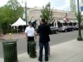 Local community responds to the Obama Deception screening and street action