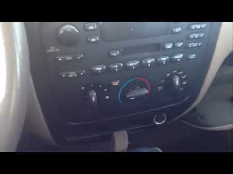 How to remove factory ford radio