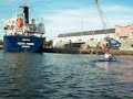 Click here to watch this video Kayaking Through Galway Docks