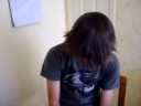 Mike's straight hair