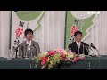 大阪W選　維新圧勝　記者会見4