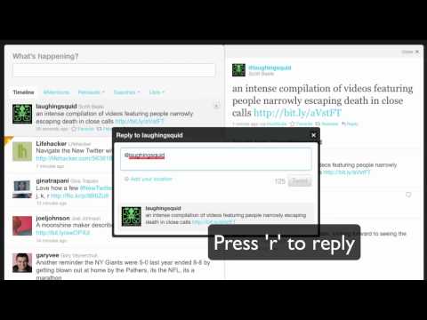 How to navigate the new Twitter from your keyboard