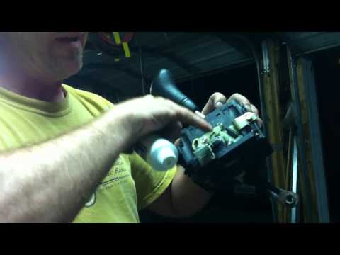 part 2 ..Mercedes Benz 722.6 transmission, stuck shifter mechanism repair