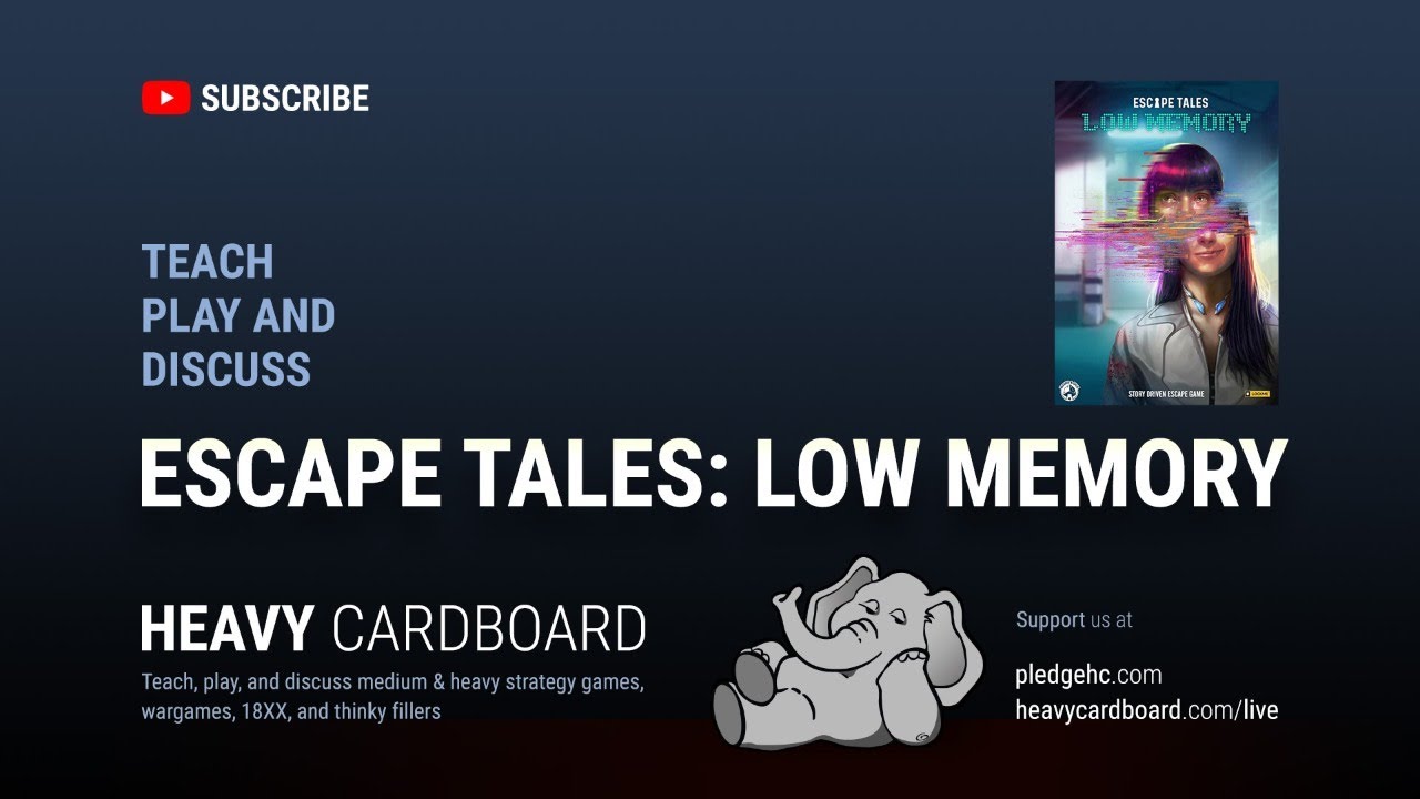 Escape Tales: Low Memory Solo Teaching, Play-through, & Round table by Heavy Cardboard