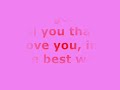 When You Look Me in The Eyes Lyrics
