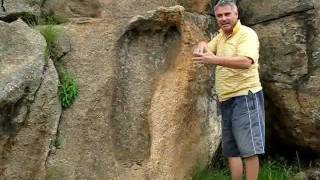 Giant Foot Print 200 Million Yrs Old - South Africa