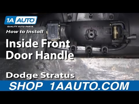 How to Install Replace Inside Front Door Handle Dodge Stratus 01-06 1AAuto.com