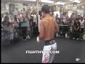 MANNY PACQUIAO WORKS OUT WITH FREDDIE ROACH