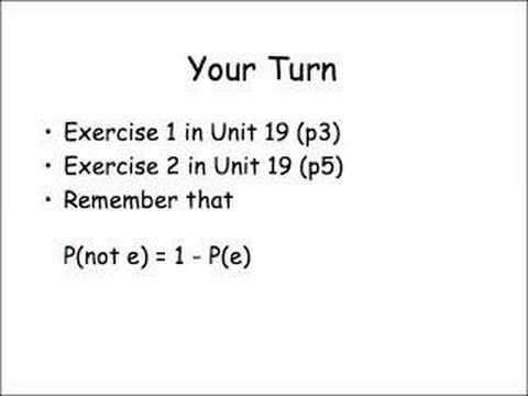 GCSE Probability part 1