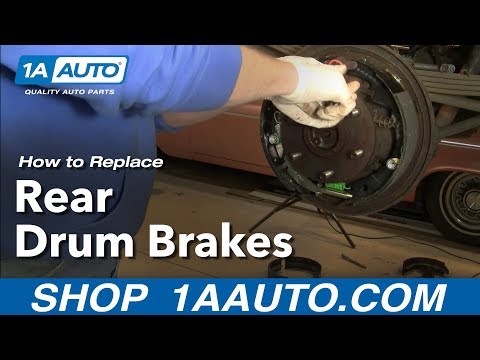 How to Install Replace Rear Drum Brakes Chevy GMC Pickup Tahoe Suburban 92-99 1AAuto.com