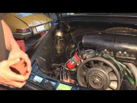 Porsche Valve Adjusting, Oil Chg, New Plugs Cap & Rotor – DIY German Aircooled Garage #5