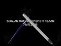 Soalan  Ramalan PMR 8/28/08