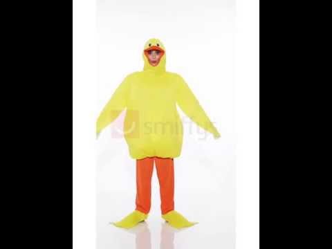Costume de canard jaune
