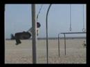 Afif Demands To Do The Traveling Rings - Santa Monica Beach