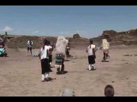 Zuni Dancers at Chaco Canyon