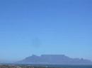 View of Table Mountain in Cape Town from helicopter View of Table Mountain in Cape Town from helicopter