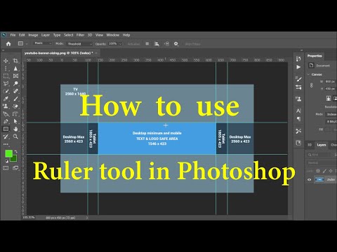video-linktoworks-How to use Ruler tool in Photoshop || How to use Guides in ...