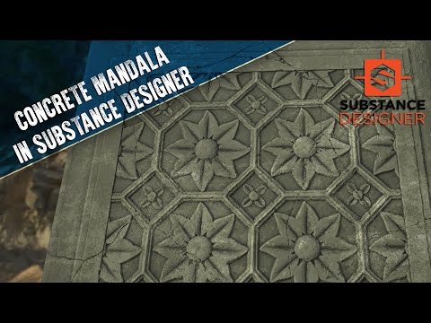 Creating a Concrete Mandala in Substance Designer