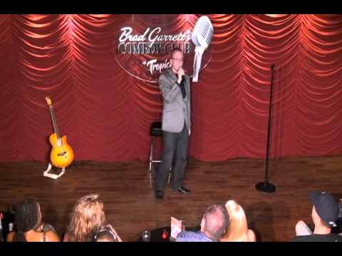 Michael J Herbert performing at Brad Garrett's Comedy Club
