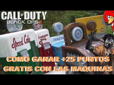 Truco Black Ops 2 Zombies ORIGINS Como Ganar +25 Puntos Gratis con las Maquinas -By CSE6909 & ReCoB