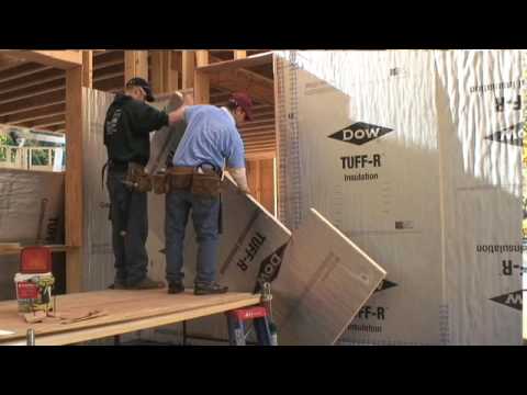 how to fasten foam board insulation