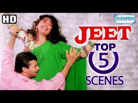 Top 5 Scenes From Jeet (1996) (HD) - Sunny Deol - Salman Khan - Karishma Kapoor - Popular 90's Film