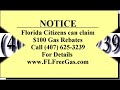 Florida Citizens Claim $100 Gas Rebate