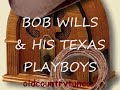 james robert wills was born march 6th,1905 near kosse, texas. his father was a fiddle player and taught the young wills to play the fiddle and the mandolin. in his 20's 'bob' attended barber school, got married and moved to turkey, texas to be a barber. he regularly entered fiddle contests in west texas, new mexico and oklahoma and soon the fiddle had replaced the scissors in the young wills' imagination and he headed to fort worth.

in fort worth wills met herman arnspinger and formed the wills fiddle band. in 1930 milton brown joined the group as lead vocalist and brought a sense of innovation and experimentation to the band now called the light crust doughboys due to radio sponsorship by the makers of light crust flower. brown added twin fiddles, tenor banjo and slap bass and pointed the music in the direction of swing. the band split up though with wills going on to form the texas playboys, with new singer tommy duncan, while milton brown formed his own band , milton brown and his musical brownies.

after relocating the band to waco, then oklahoma city, wills eventually settled in tulsa and began broadcasting noontime shows over the 50,000 watt kvoo radio station. by 1935 wills had added horn and reed players to the playboys and the band numbered 13. the addition of steel guitar wiz leon mcauliffe provided the final ingredient to the development of western swing. with its jazz sophistication and blues influence, plus improvised scats and wisecrack commentary by wills, the band became the first superstars of the genre. in 1940 