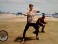 Yoga on the beach in Liberty City