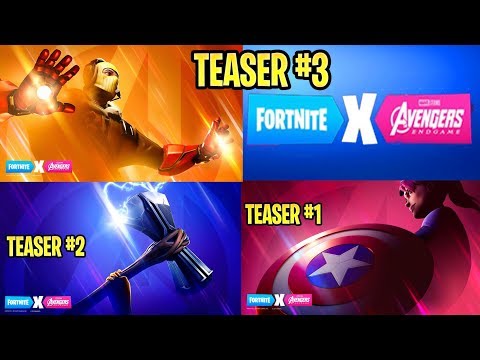 3 teaser fortnite avengers - fortnite x avengers all 3 teasers iron man thor captain america fortnite x avengers all 3 teasers iron man thor captain america - 3 teaser fortnite avengers