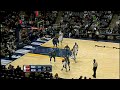 Jamaal Tinsley bounces the ball through Andrey Blatchet Legs vs menphis Grizzlies