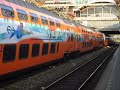 2 Olympische IRM Dubbeldekkers te Utrecht Centraal