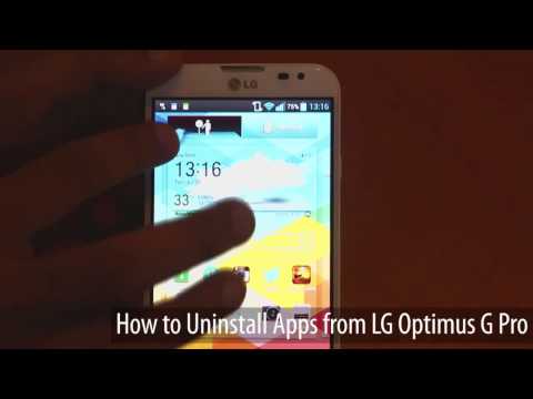 how to remove bloatware from lg optimus g